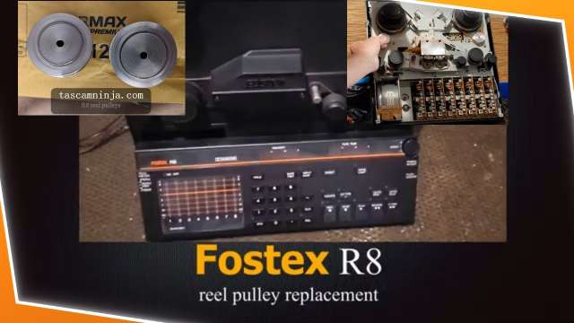 Fostex R8 Reel Pulley Replacement