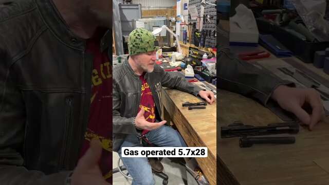 Gas operated 5.7x28 pistol! The new S&W 57 is here.