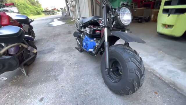 Bending footpegs and dusting them off