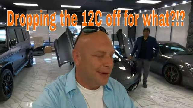Mclaren 12c Dropping it off for Car Week