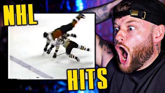 SOCCER FAN Reacts to NHL HARDEST HITS! #2