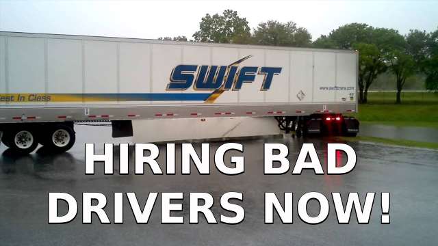 Swift Trucking Now Hiring