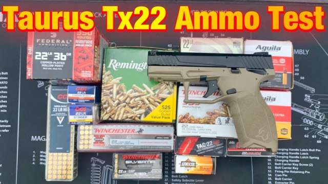 Taurus Tx22 Ammo Function Test