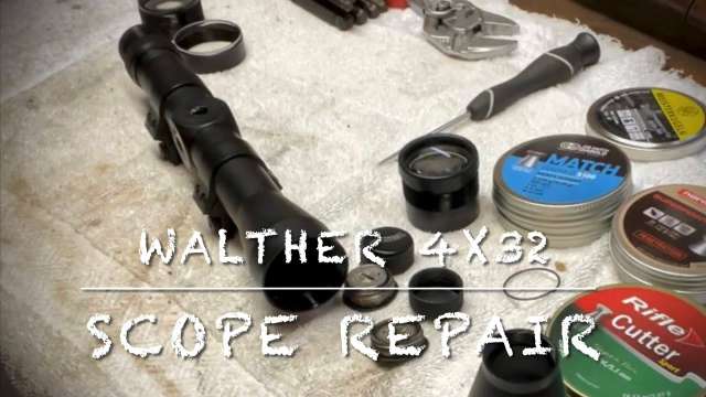 My Walther 4x32 scope is broken, can I fix it?
