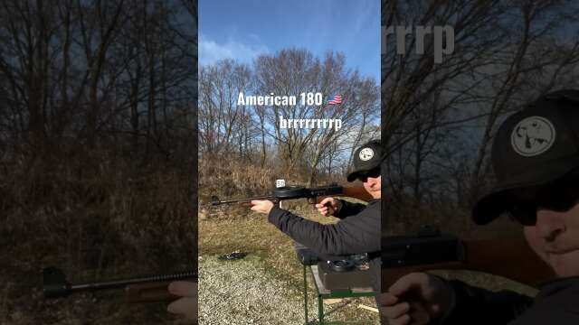 200 Round of .22 in 6 seconds! American 180 #shorts