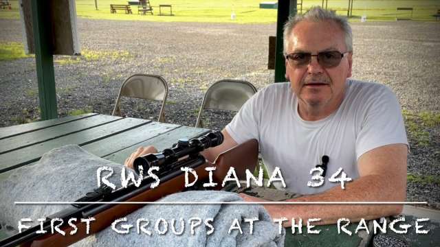 RWS Diana 34 T06 Classic first groups at the range. What a great gun!