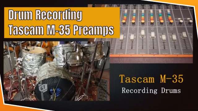 Recording Drums with the Tascam M-35