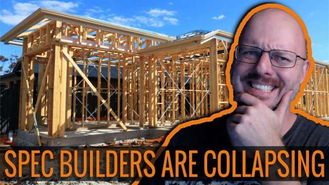 Spec Home Builders are Collapsing