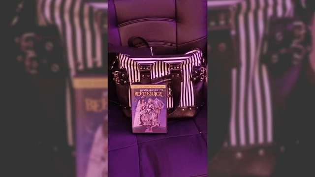 this Beetlejuice purse from Amazon glows in the dark