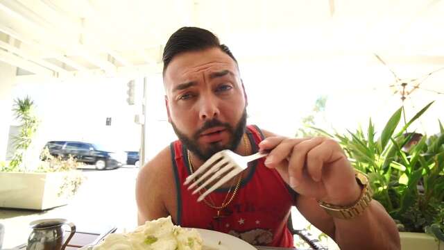 Green tea pancakes in LA
