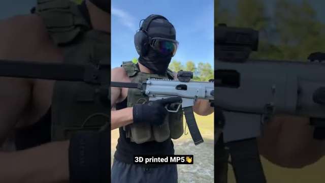 3D Printed MP5!
