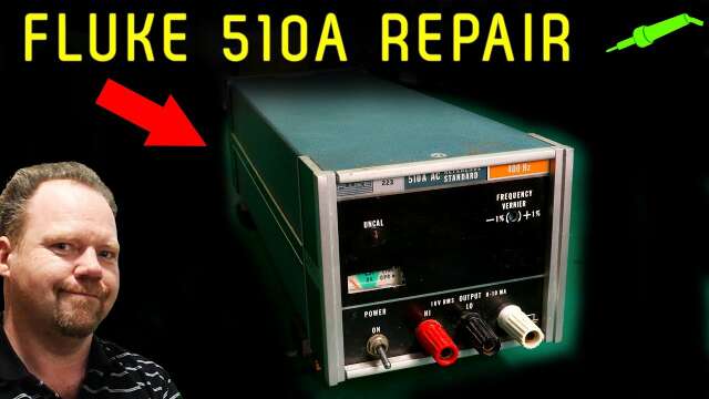 🔴 Fluke 510A AC Voltage Standard Refurbishment - No.1067