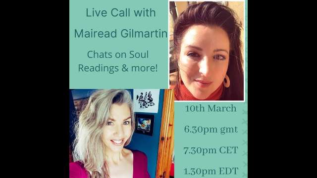 Live chat SOUL readings with Mairead Gilmartin