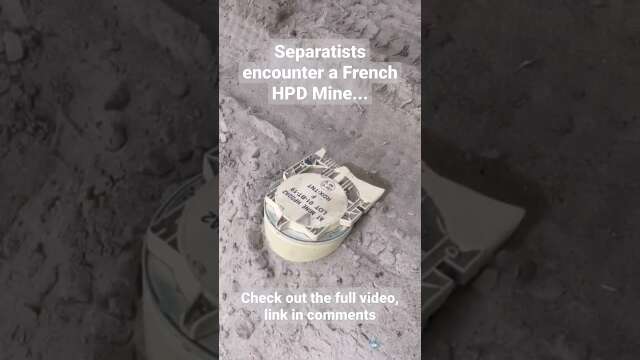 Ukrainian Separatist Leader Has Close Encounter with a French Mine