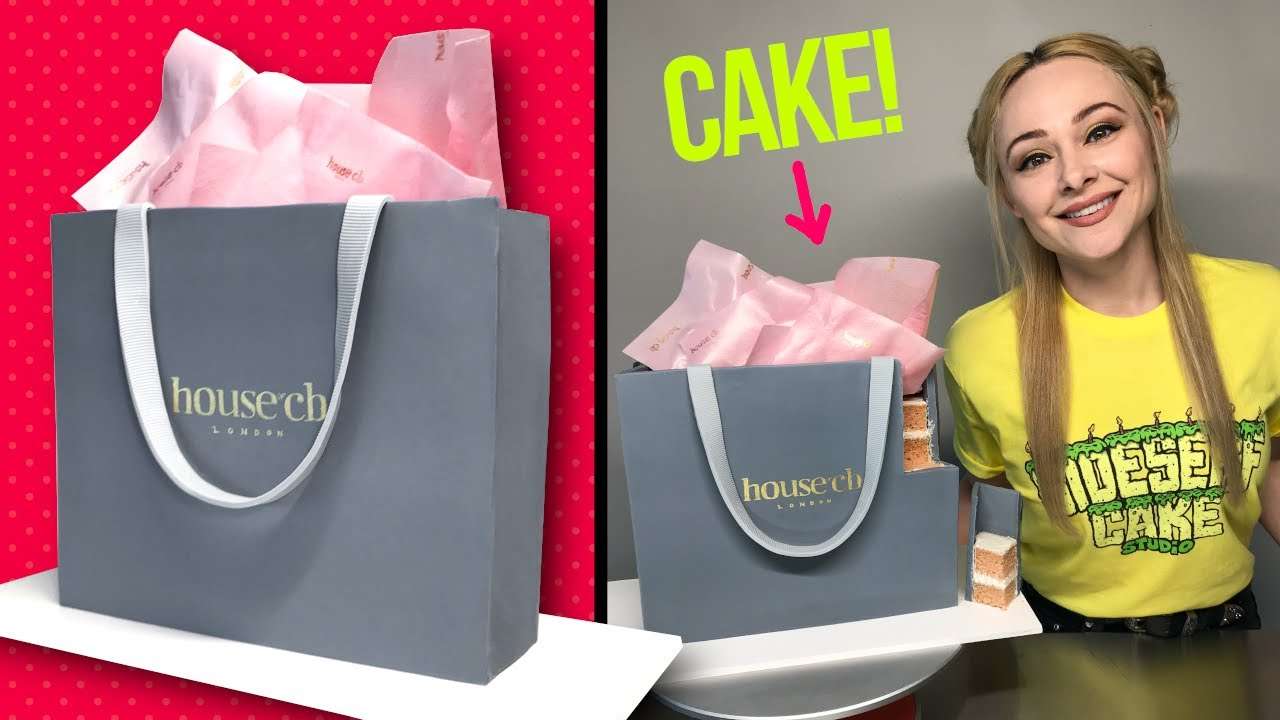 HOW TO MAKE A 100% EDIBLE PAPER TOTE BAG CAKE