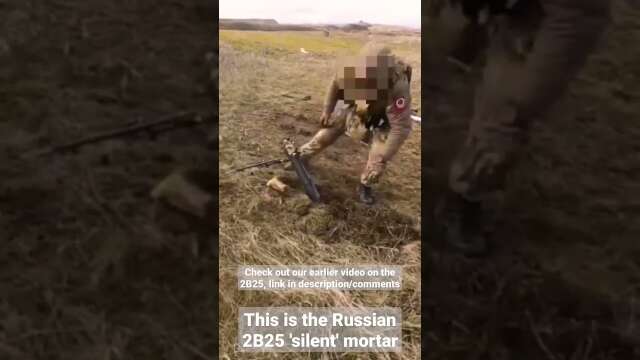 Russia's Silent Mortar in action in #Ukraine