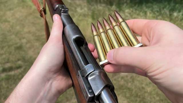Argentine 1891 Mauser Engineer Carbine POV firing