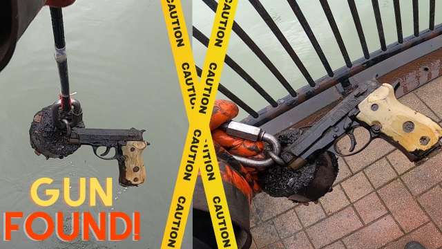 Another GUN and More Crazy Magnet Fishing Finds!!!