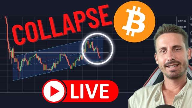 🚨COLLAPSE OF BITCOIN IF... (Live Analysis)