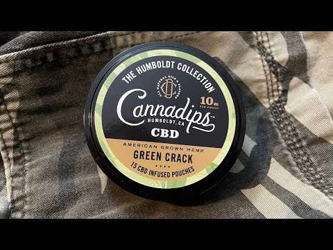 Cannadips Green Crack (CBD Pouches) Review