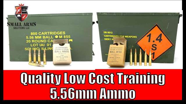 India Military Production 5.56x45mm - Quality Low Cost Training Ammo
