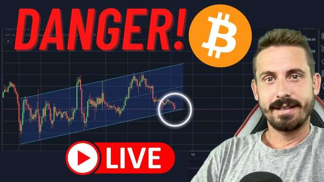 🚨DANGER FOR BITCOIN? (Live Analysis)