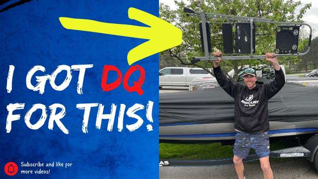 I was DQ in a Bass Fishing Tournament!