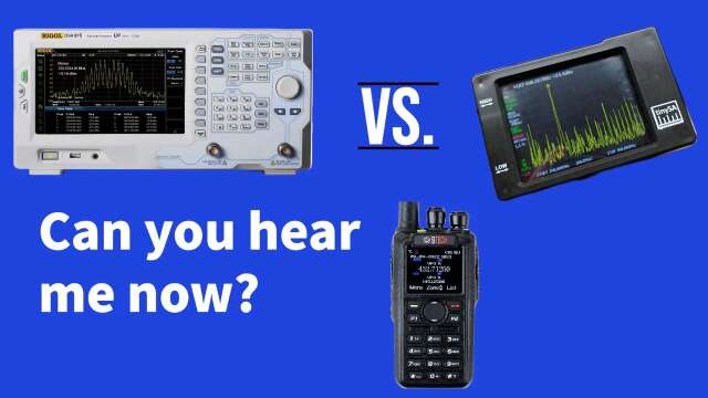 Spectrum Analyzer vs TIny SA