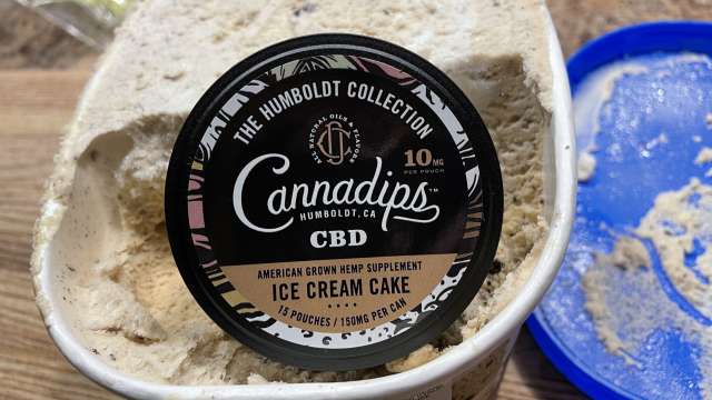 Cannadips Ice Cream Cake (CBD Pouches) Review
