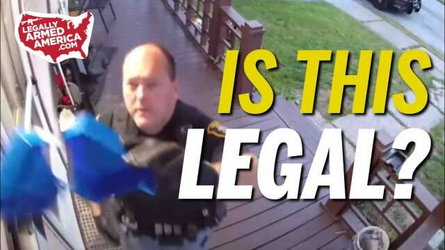 Cop caught on video disabling home security camera