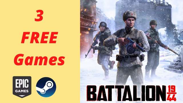 3 FREE Games , Epic Games Store & Steam