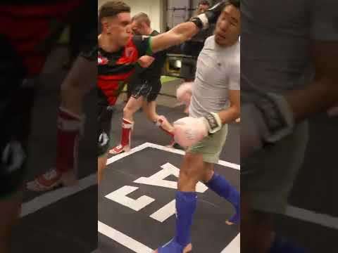 This guy tried to KO me ☠️