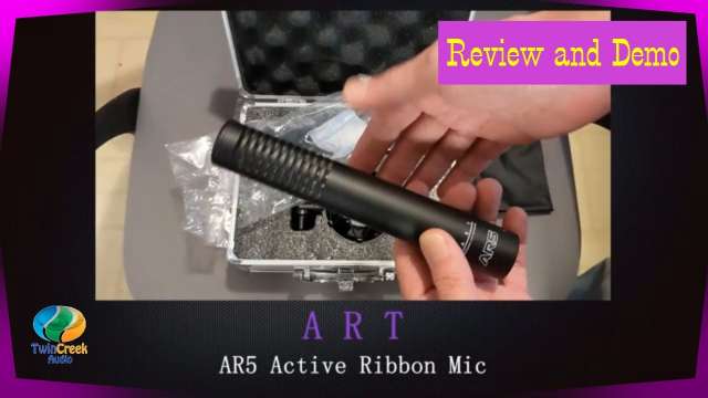 ART AR5 Active Ribbon Microphone Review and Demo