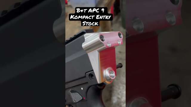 Kompact Entry Stock for the B&T APC9 - prototype being machined #kes #APC9 #