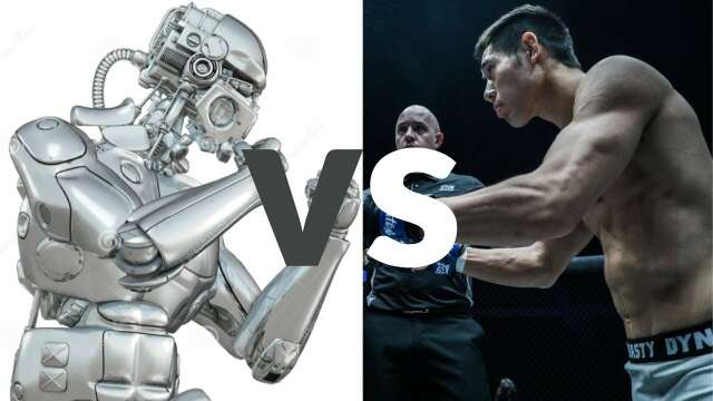 Sparring an ACTUAL Sparring Robot