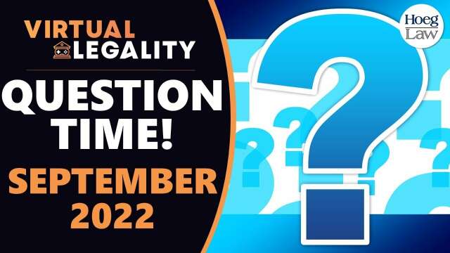 QUESTION TIME! (September 2022)