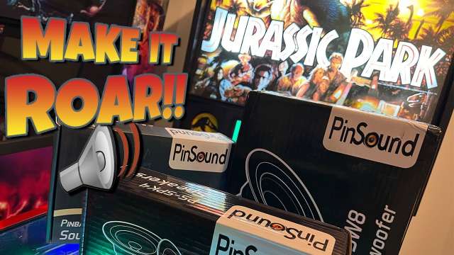 Jurassic Park Pinball Machine ULTIMATE Sound Mod!