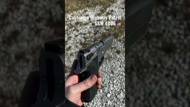 A Retired California Highway Patrol Pistol! S&W 4006🇺🇸 #shorts