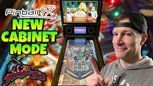 Pinball FX Cabinet Mode And Swords Of Fury Gameplay!