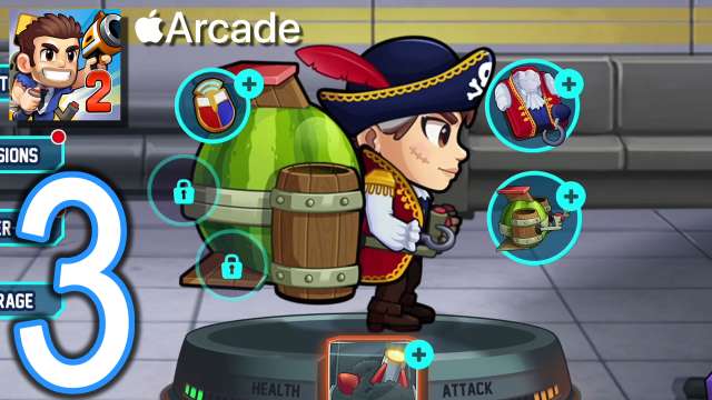 Jetpack Joyride 2 Apple Arcade Walkthrough - Part 3 -