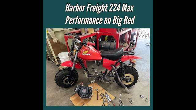Harbor Freight 224 Max Performance on Big Red