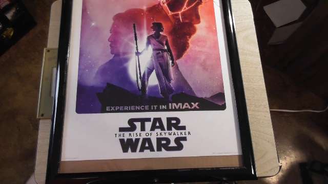 Star Wars: The Rise of Skywalker IMAX Poster framing