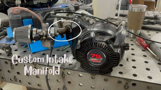 Predator 79cc Custom Intake Manifold