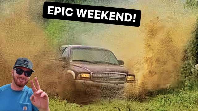Dakota MUDDING BURNOUT!