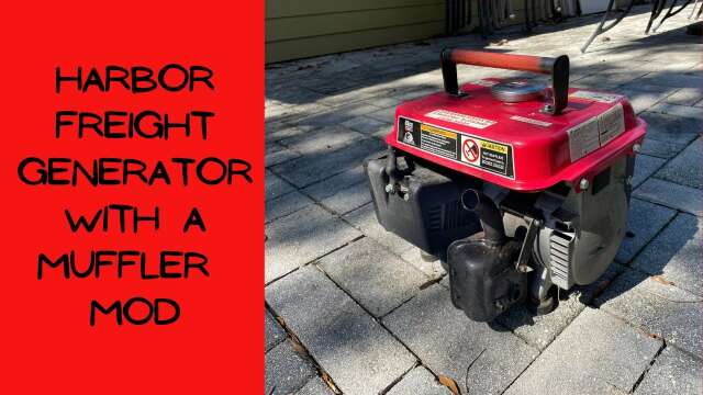 Harbor Freight 700 watt 2 Cycle Generator