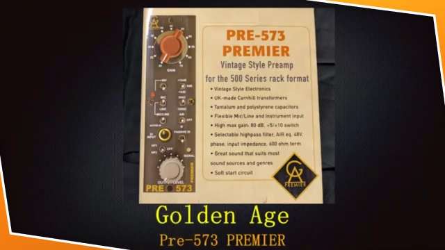 Golden Age Pre 573 Premier Mic Pre Amp