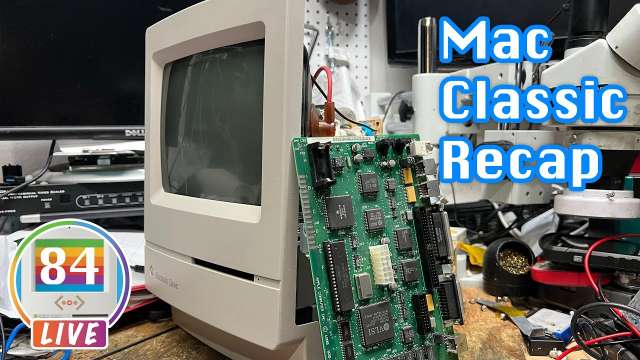 Mac84 LIVE: Reacpping a Very Clean Mac Classic