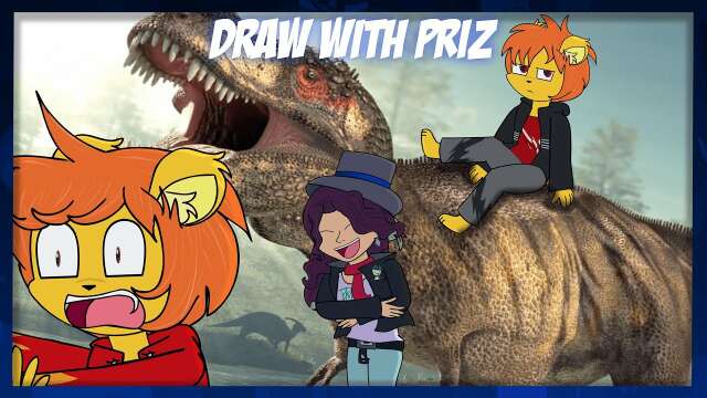 Let's draw a T-Rex 🐱🐉