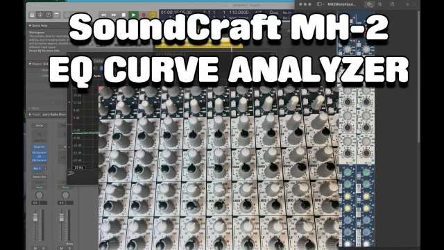 SoundCraft MH2 Mixing Console EQ Analyzed.