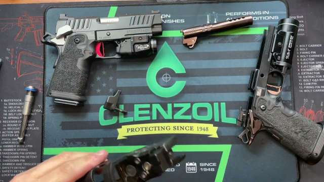 Clenzoil staccato c2 and P upclose